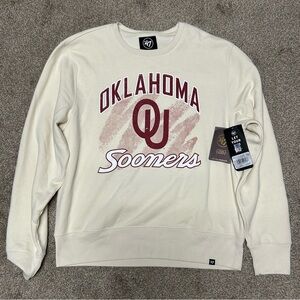 Oklahoma Sooners 47 Brand Shader Headline Crew Sweatshirt